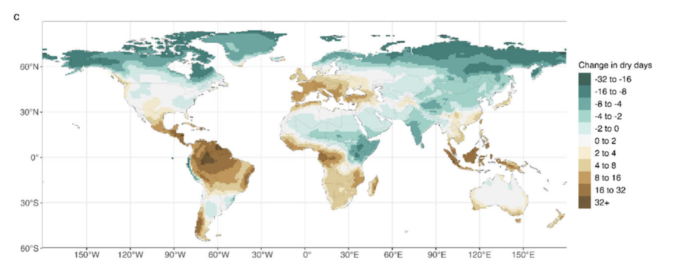 Change in Dry Days